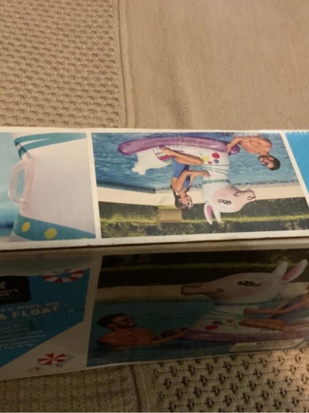 Summer Llama Pool Float - White & Purple New in box never opened - Picture 3 of 4